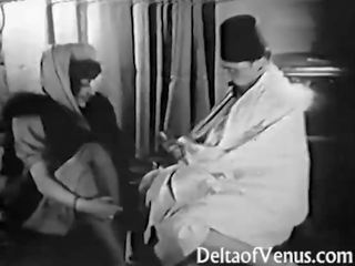 Antično odrasli film 1920s - britje, s pestjo, fukanje