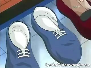 Tizenéves anime picsa -ban trágár gecinyelés