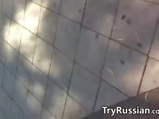 Nga người tình với một terrific ass