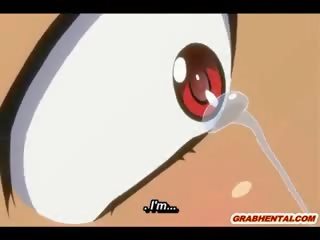 Hentai manó jelentkeznek manhood tej töltő neki torok által gettó szörnyek