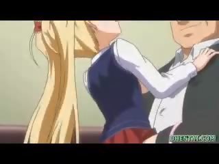 Bystiga hentai sweetheart analt i den klassrummet