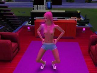 Sims 3 tanpa penutup dada menari