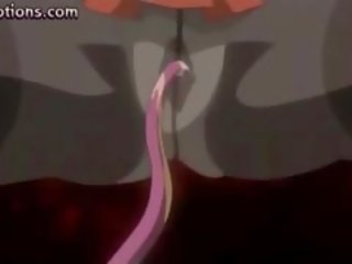 Hentai blonda inpulit de tentacles