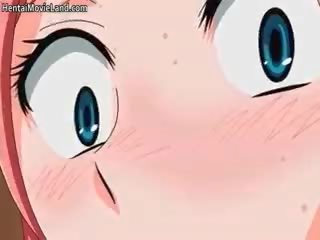 Turned on Redhead Anime Teen Creampied 10 min after Part6
