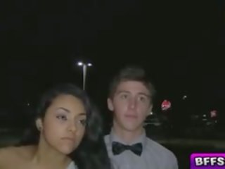 BFFs Gets Prom Night adult movie In The Limo