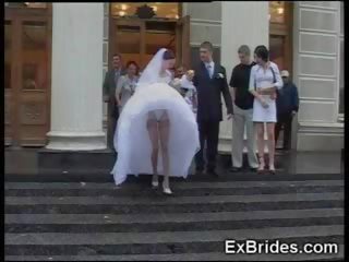 Amateur bride adolescent gf voyeur upskirt exgf wife Lolly Pop wedding doll public real ass Pantyhose nylon Nude