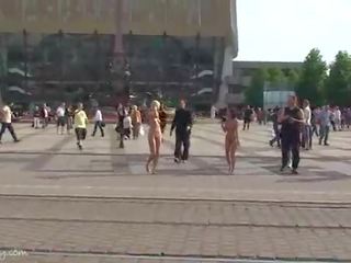 Linda And Agnes Naked In Public