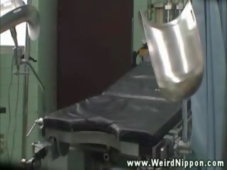 Asian diva gets her pussy pounded by her Dr.