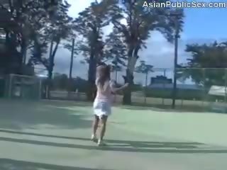 Asian Tennis Court Public xxx film