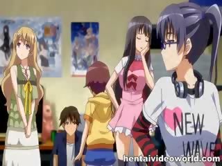 Hentai dark haired in tit job hentai xxx video