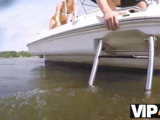 VIP4K. Boat Fun with enticing Lovita Fate
