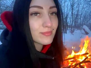 A youth and a babe Fuck in the Winter by the Fire: HD adult movie 80
