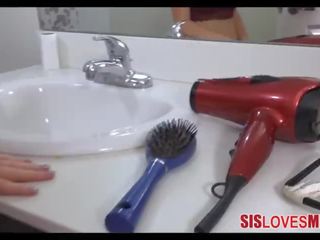 Fucking My marvelous Big Ass Teen Stepsister Briar Rose In The Bathroom