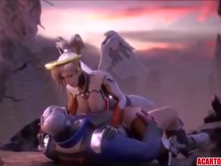 Overwatch mercy брудна відео збірка для fans, x номінальний кіно 80