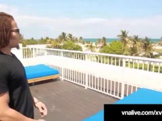 BBW Angelina Castro Is Pounded On Hotel Roof - VNALive.com!