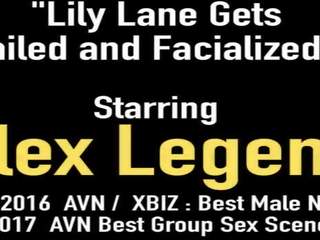 Lily Lane Gets Railed & Facialized By Fat prick Alex Legend!