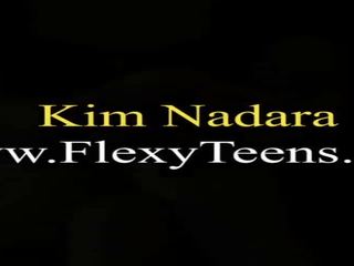 Nude Flexible Teen deity Kim Nadara Spreading Legs
