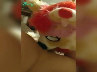 Foxy gets Blown by Iliza and Takes her for a Ride (fursuit Sex)