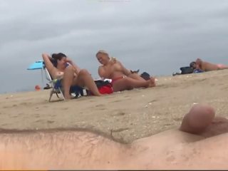 Excited to be seen by Women at the Moment of Ejaculation/nudist Beach