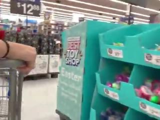 A Real Freak Recording a fabulous chick at Walmart -