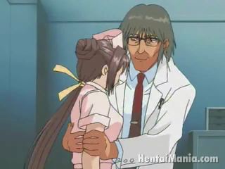 Personable Anime Nurse Getting Large Jugs Teased And Wet Crack Humped By The hard up medical practitioner