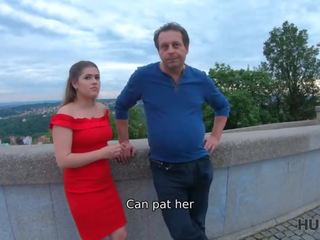 HUNT4K. Hunter with the camera offers money to poor male for dirty clip with his incredible step-daughter xxx clip films