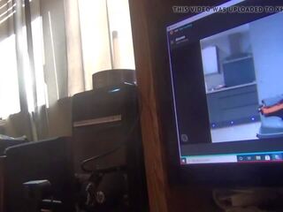 Webcam w chiff raksasa stroker