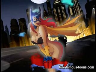 Batman vs superman e batgirl hentai