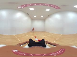 VR Bangers-[360°VR] DILLION and PRISTINE SCISSORING 1 hour shortly after NAKED Racquetbal