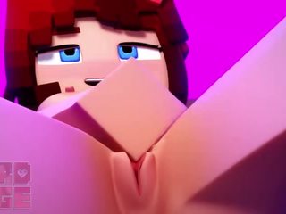 Minecraft kotor klip scarlett melancap animasi w/ bunyi (by hardedges)